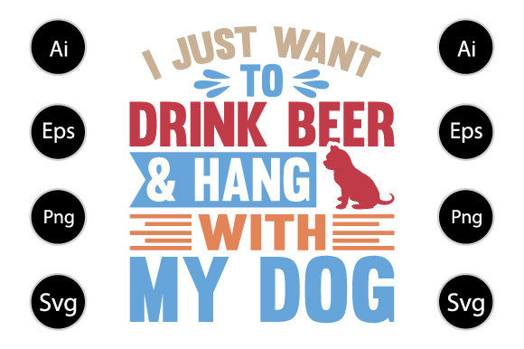 Review: Drink Beer and Hang with My Dog Embroidery Design