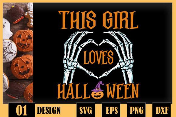 Review: This Girl Loves Halloween Skeleton Design