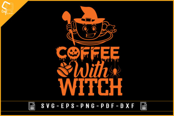 Reviewing Halloween T-shirt Coffee with Witch for Embroidery