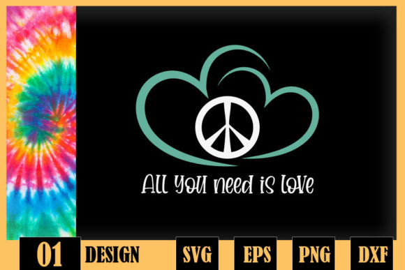 Reviewing the All You Need is Love Hippie Heart Peace Design