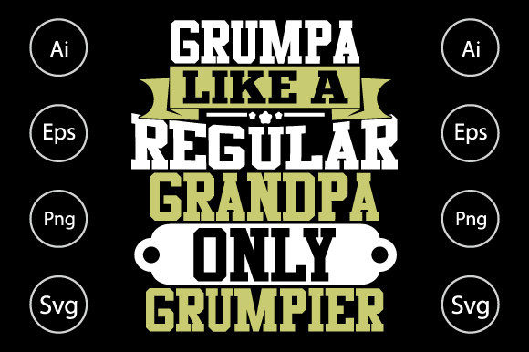 Reviewing the Grumpa Like a Regular Grandpa T Shirt Design