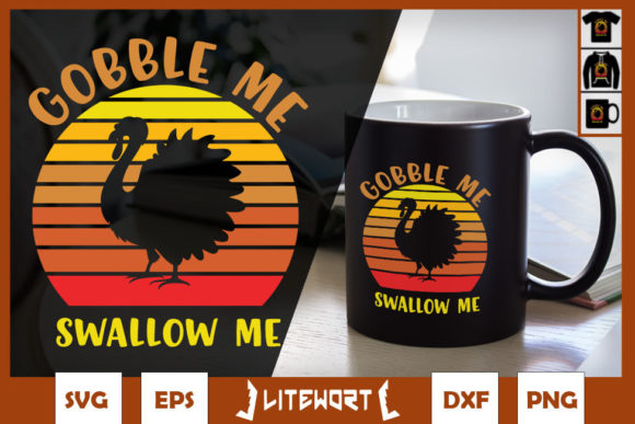 Reviewing Vintage Gobble Me Swallow Thanksgiving Design