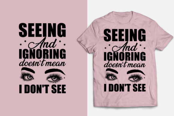 Seeing and Ignoring T-shirt: A Designer’s Review